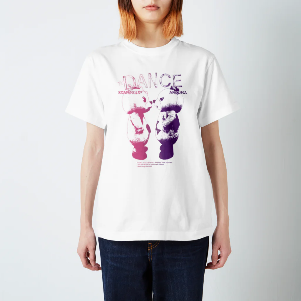 KOAKKUMAandAKKUMAのDANCE スタンダードTシャツ