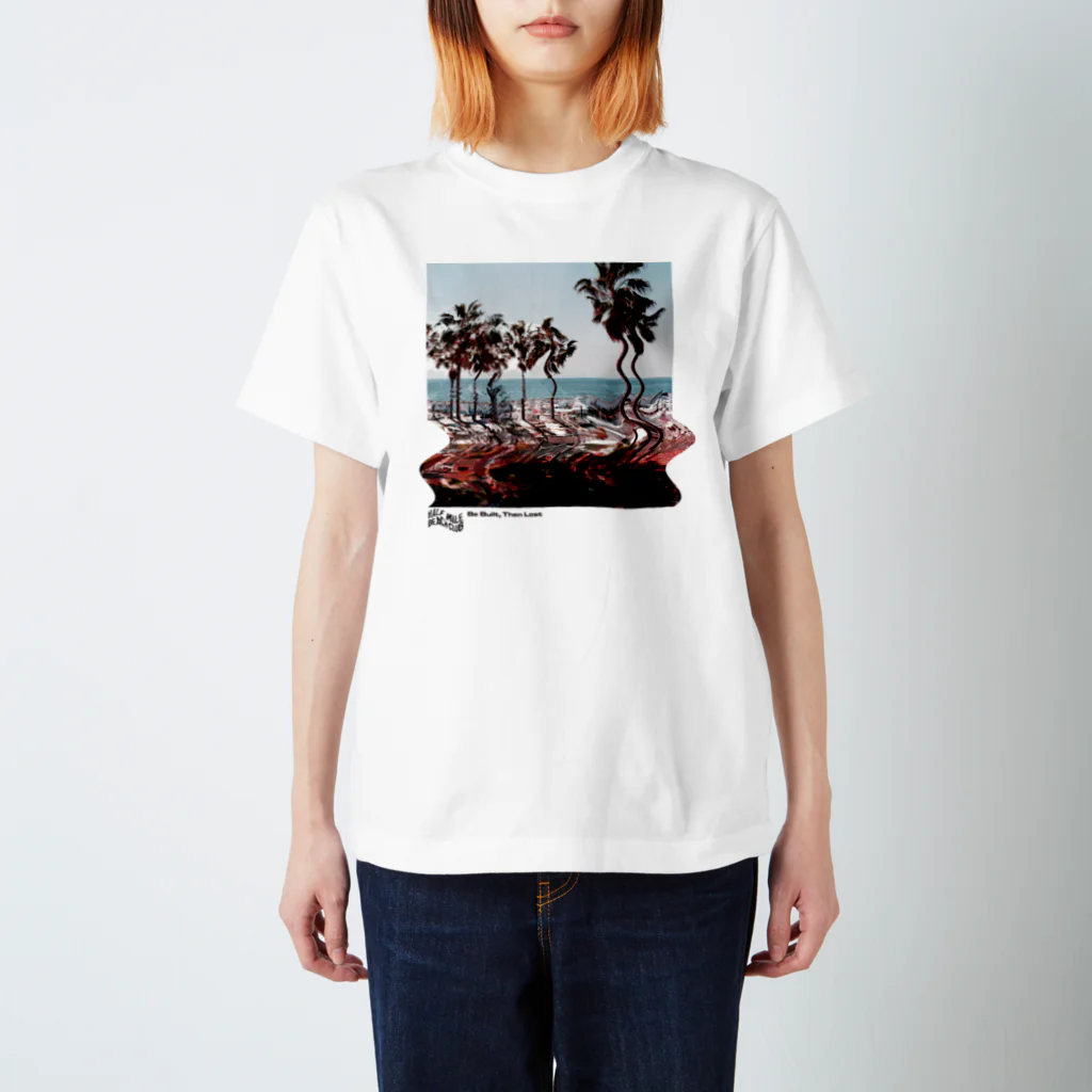 HALF MILE BEACH CLUBのBe Built, Then Lost - WHITE スタンダードTシャツ