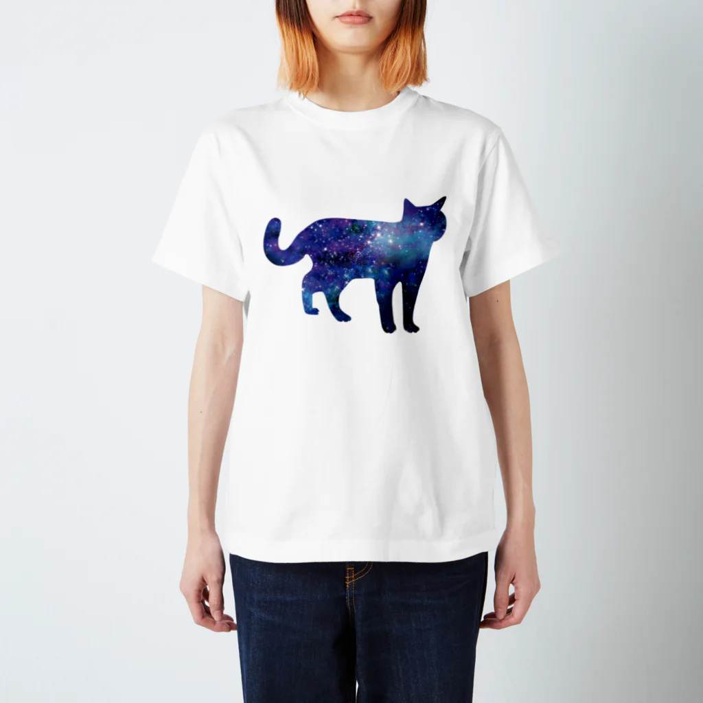 LALA CloveR.の宇宙猫5 Regular Fit T-Shirt