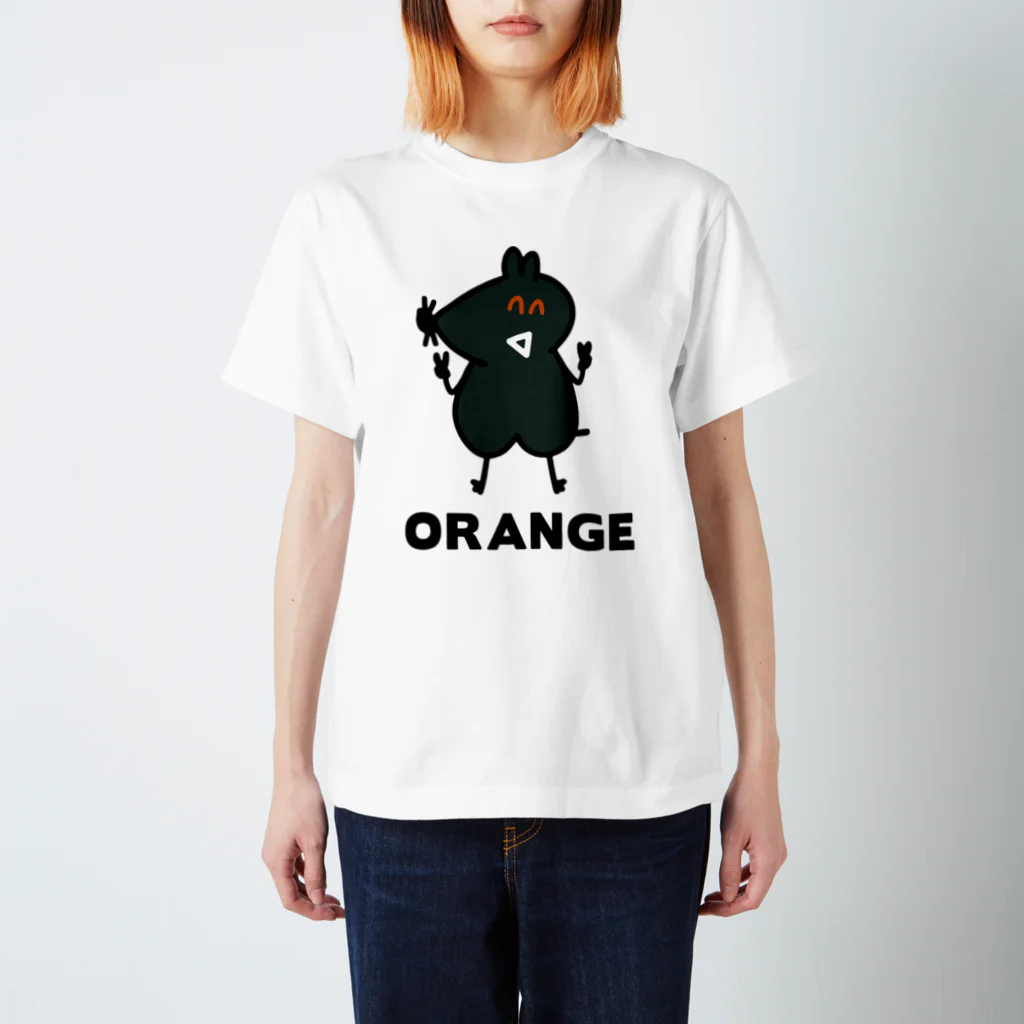 尾中たけしのね子とま太新シリーズ放送記念の（12） ORANGE Regular Fit T-Shirt