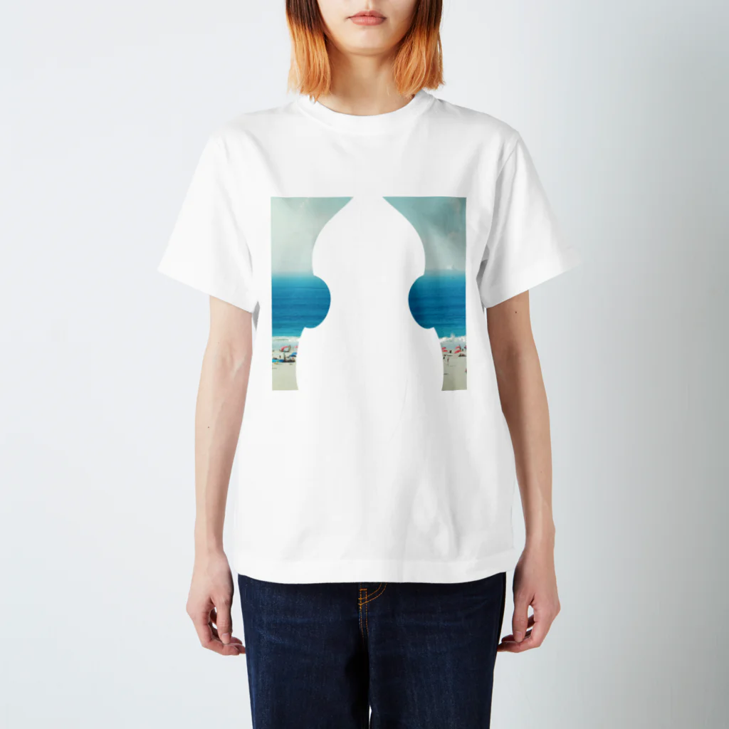 Music itemsの海&コントラバス Regular Fit T-Shirt
