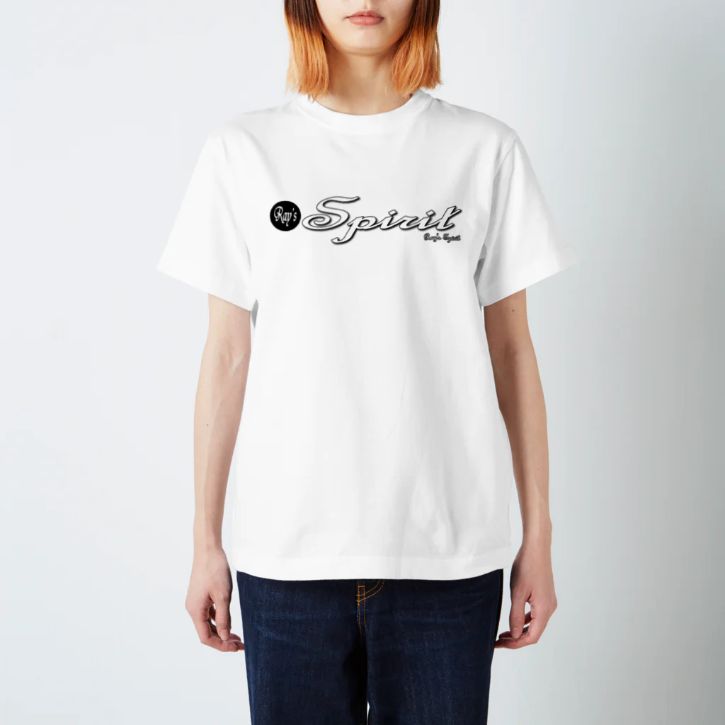 Ray's Spirit　レイズスピリットのRay's Spirit Logo ①（WHITE） スタンダードTシャツ