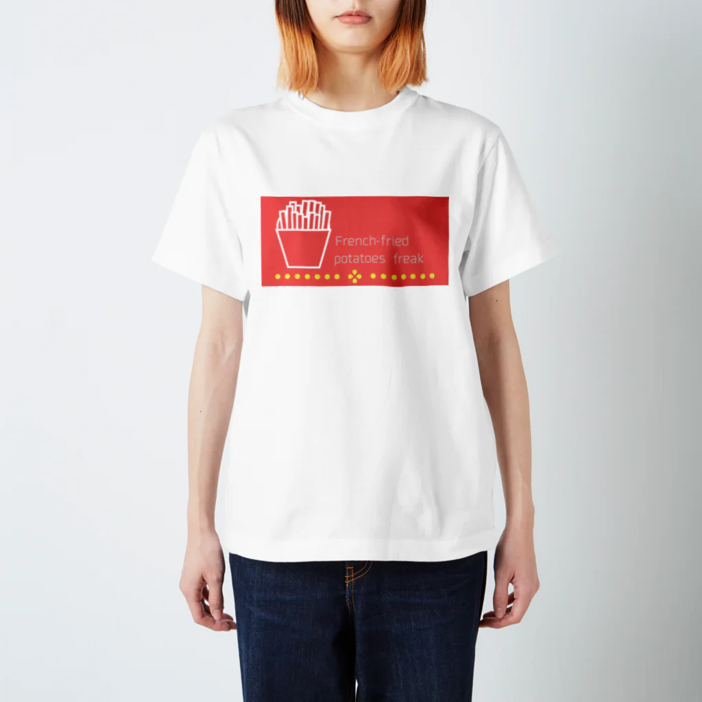 ひろむのフライドポテトフリーク 長方形ロゴ Regular Fit T-Shirt