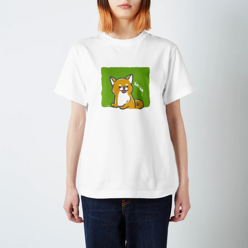 くろさわゆいのもふもふ柴犬 Regular Fit T-Shirt