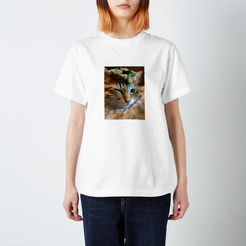Kusakashのプリンス・ジャンゴのサンキューウィンク Regular Fit T-Shirt