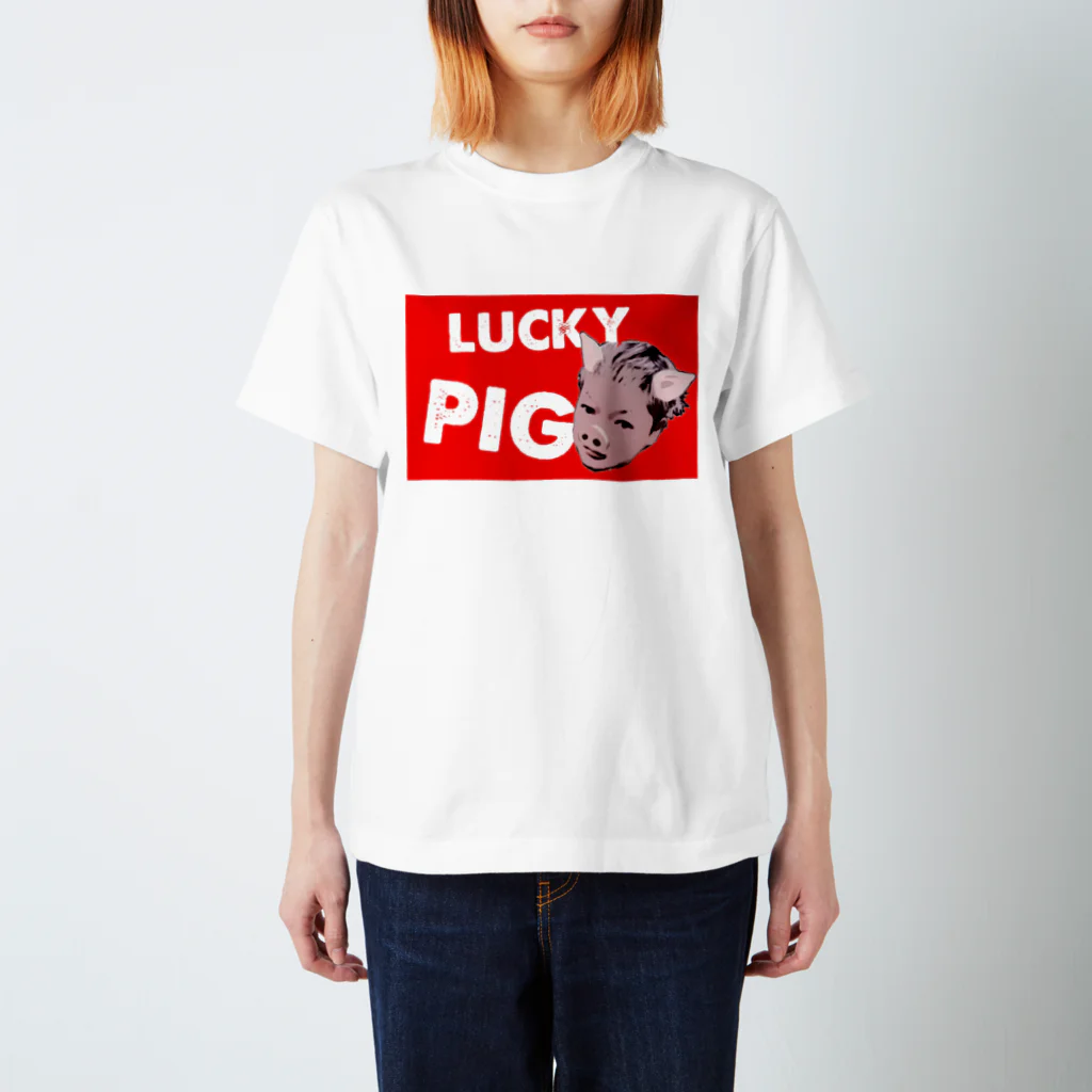 長与 千種 Chigusa Nagayoの実写版lucky pig！ スタンダードTシャツ