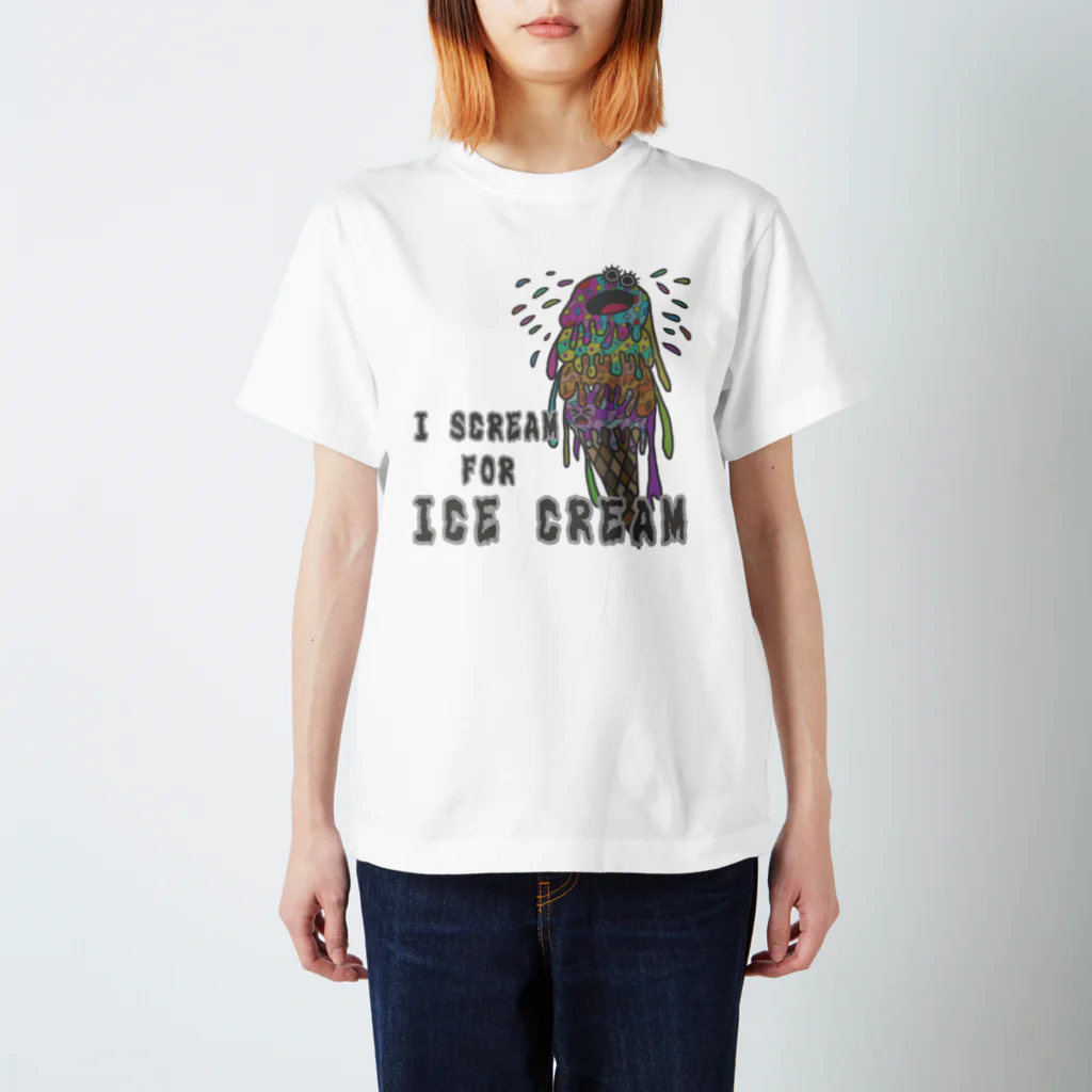 CREAMY YODAのI SCREAM FOR ICE CREAM 101 Regular Fit T-Shirt