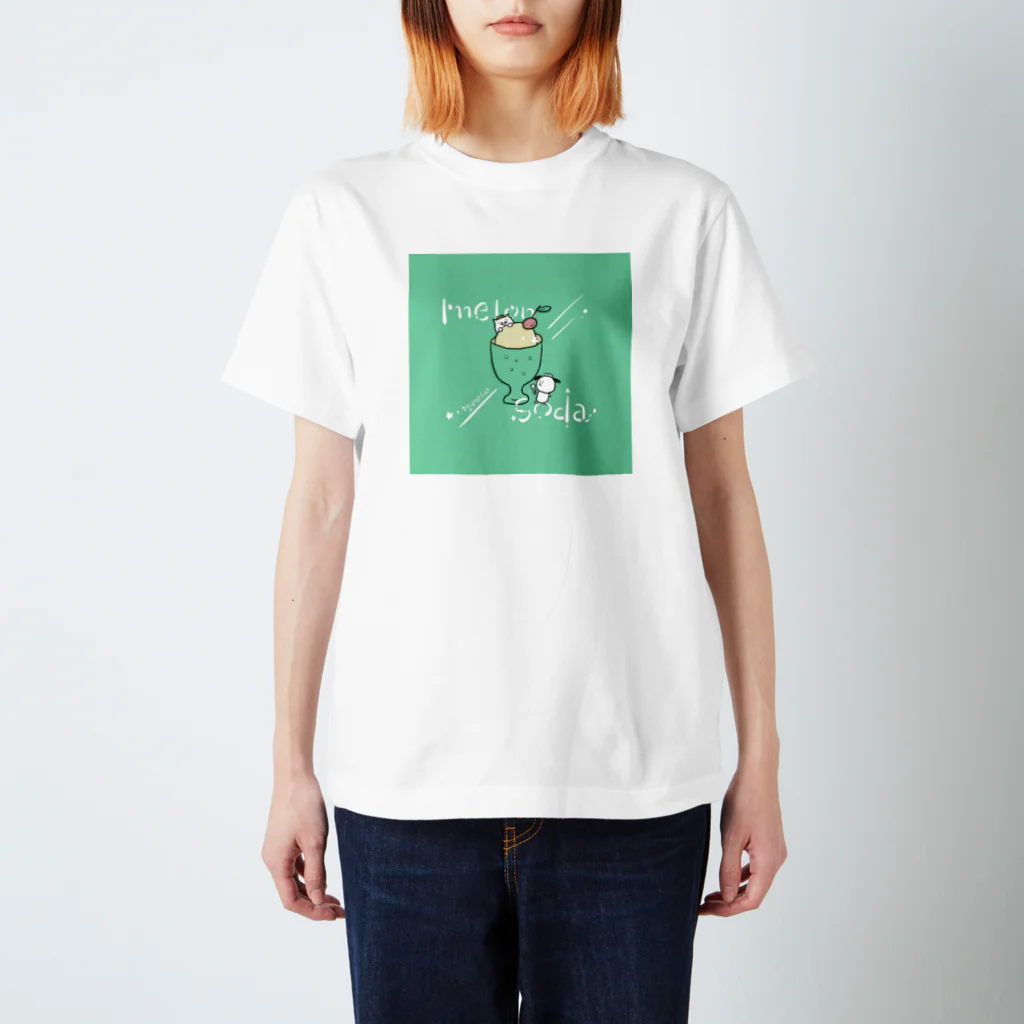 mipoco_chanの喫茶メヨンソーダ Regular Fit T-Shirt