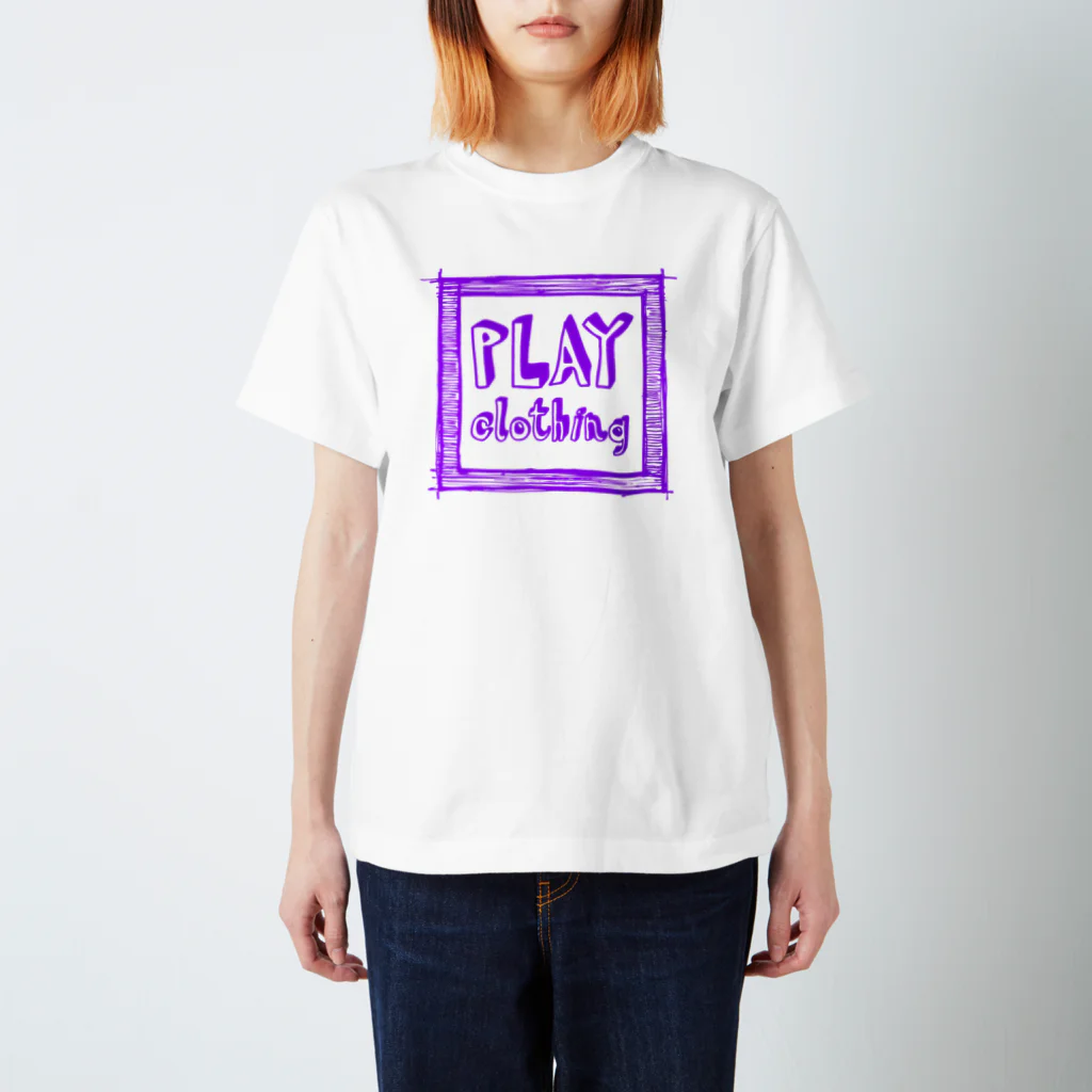 PLAY clothingのFrame PLAY LOGO ③ スタンダードTシャツ