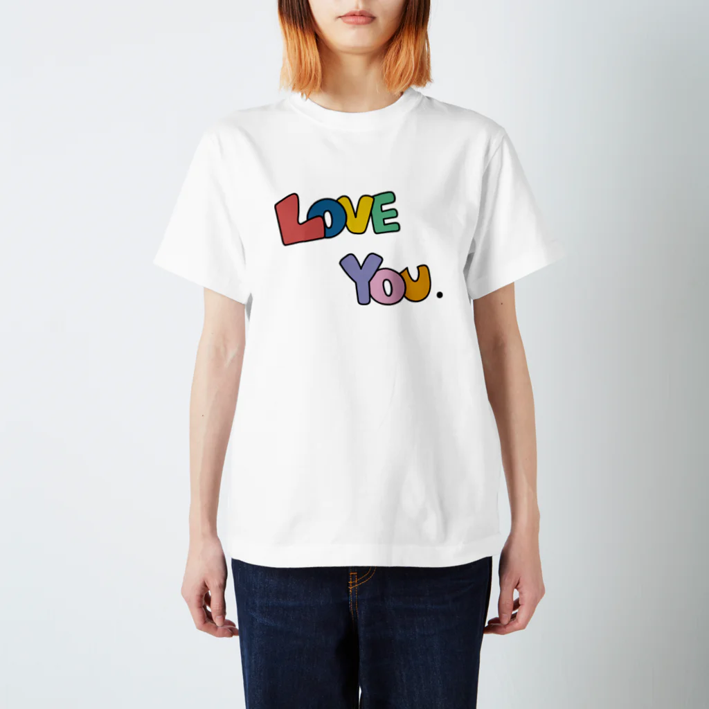 sakurashopのLove you スタンダードTシャツ