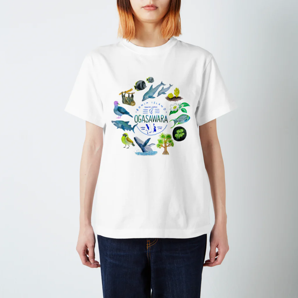 uminomadoの小笠原のいきもの スタンダードTシャツ