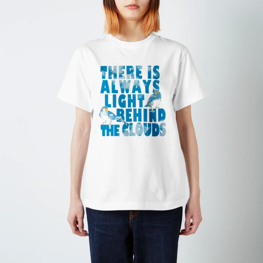 circle and dropsのインコちゃんと青い空 Regular Fit T-Shirt