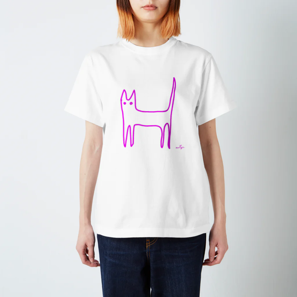 Ｍ✧Ｌｏｖｅｌｏ（エム・ラヴロ）の一筆書きぢゃないょ♪（ぴんく） スタンダードTシャツ