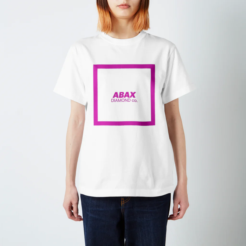 ABAX DIAMOND co.のショッキングピンクボックスT スタンダードTシャツ