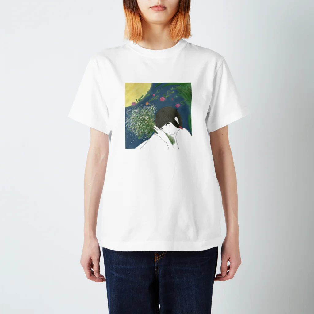 HAGU HOSHINO COLLABORATION STOREの【MAKI】HAGU HOSHINO T-shirt スタンダードTシャツ