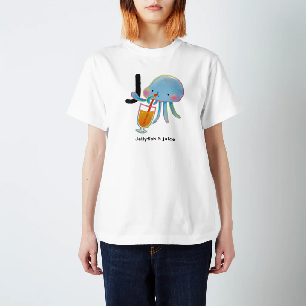 甲斐えるのブタ！ぶた！豚！のJellyfish & juice  スタンダードTシャツ