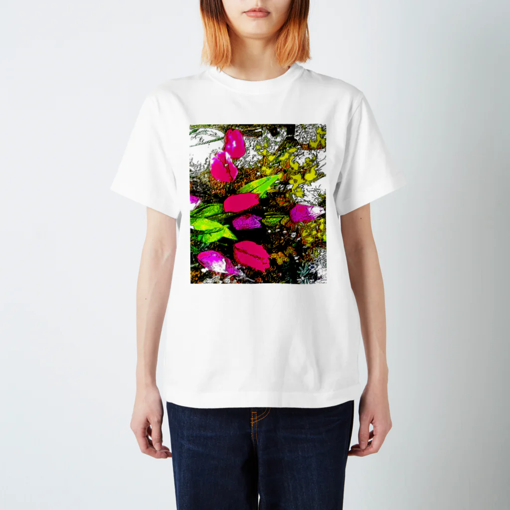 アズペイントの花 スタンダードTシャツ