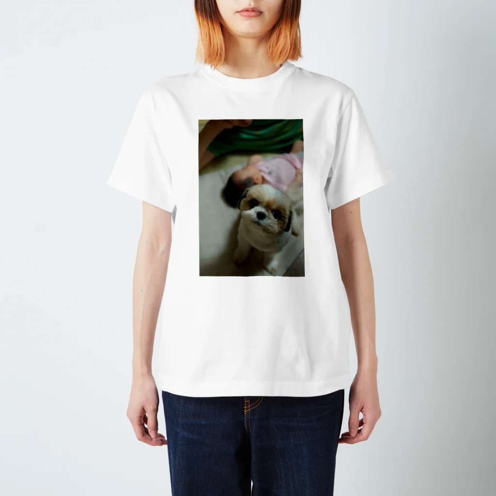 su-papaのジェラシー犬 スタンダードTシャツ