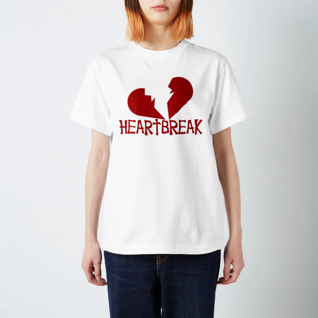 AURA_HYSTERICAのHEARTBREAK スタンダードTシャツ