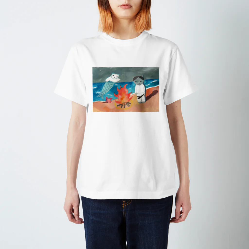 桜のたき火 Regular Fit T-Shirt