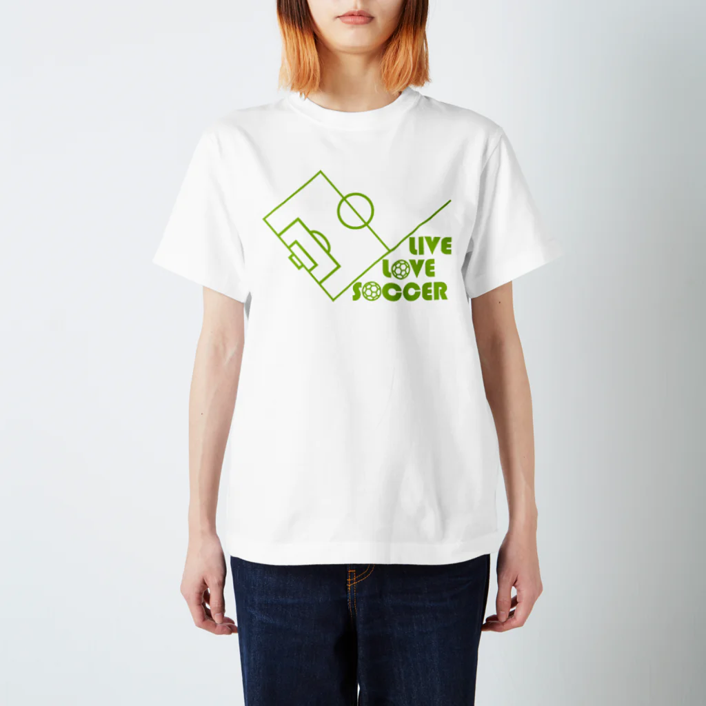 AURA_HYSTERICAのLL_SOCCER スタンダードTシャツ