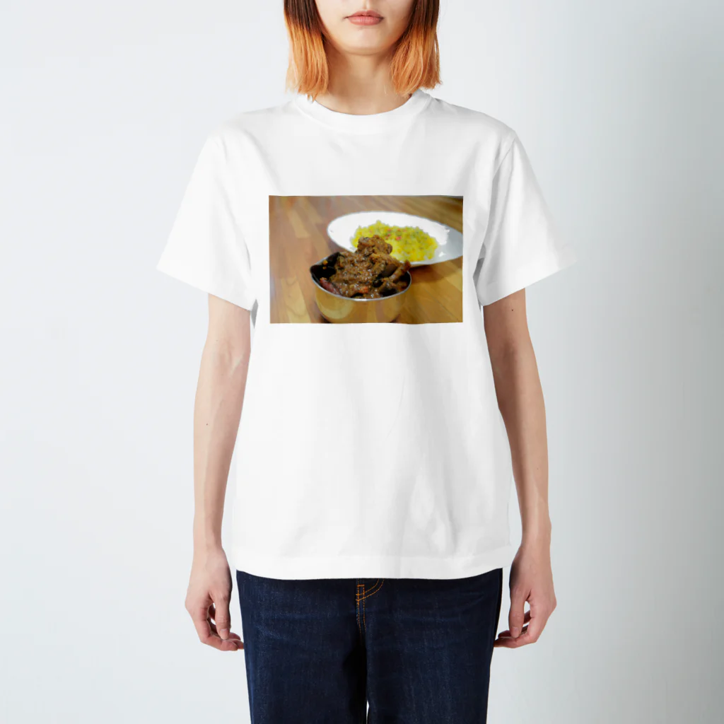 ヤオツサウナ＆スパイスのキクラゲカレーT スタンダードTシャツ