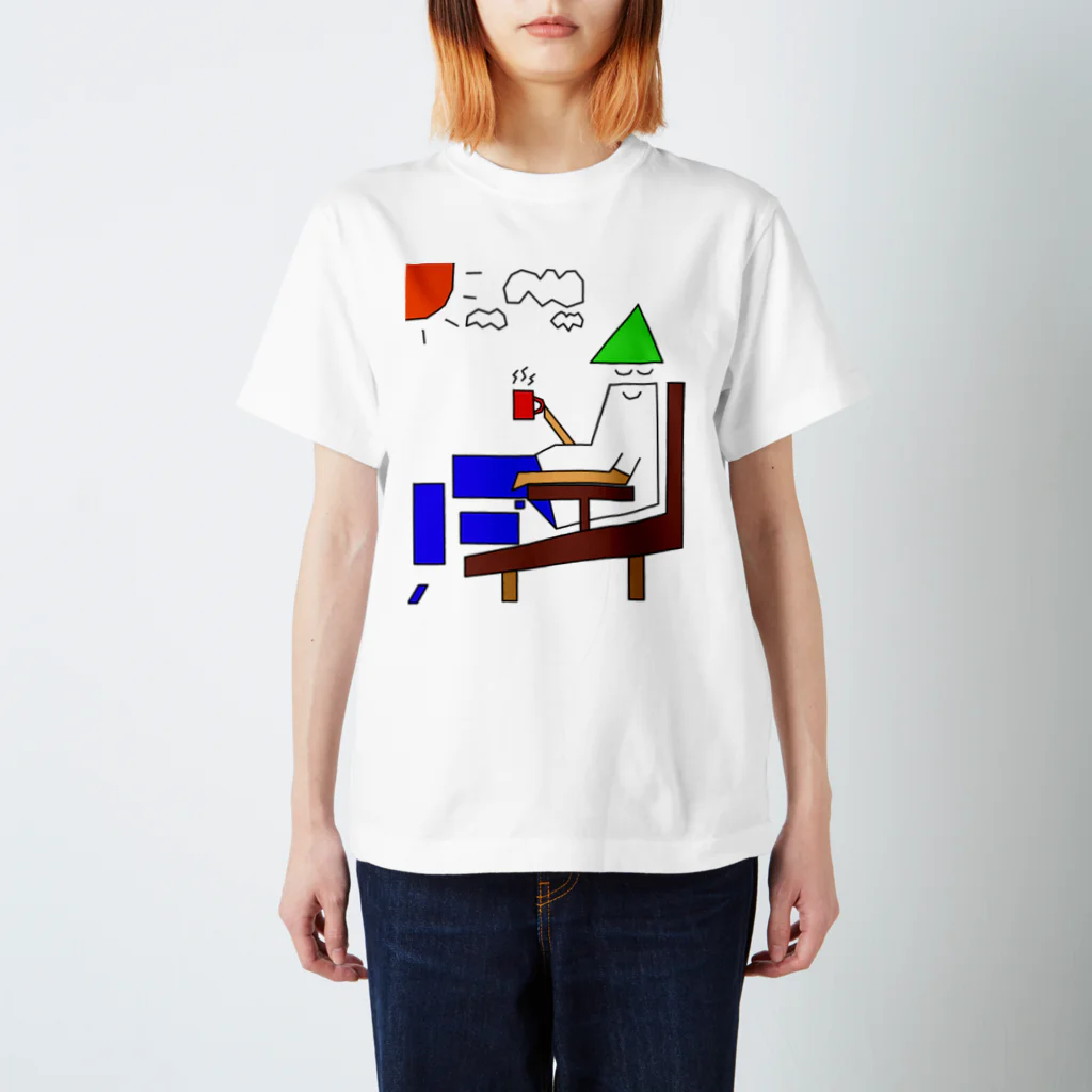 one-a-clothingの列島くんのひと休み Regular Fit T-Shirt