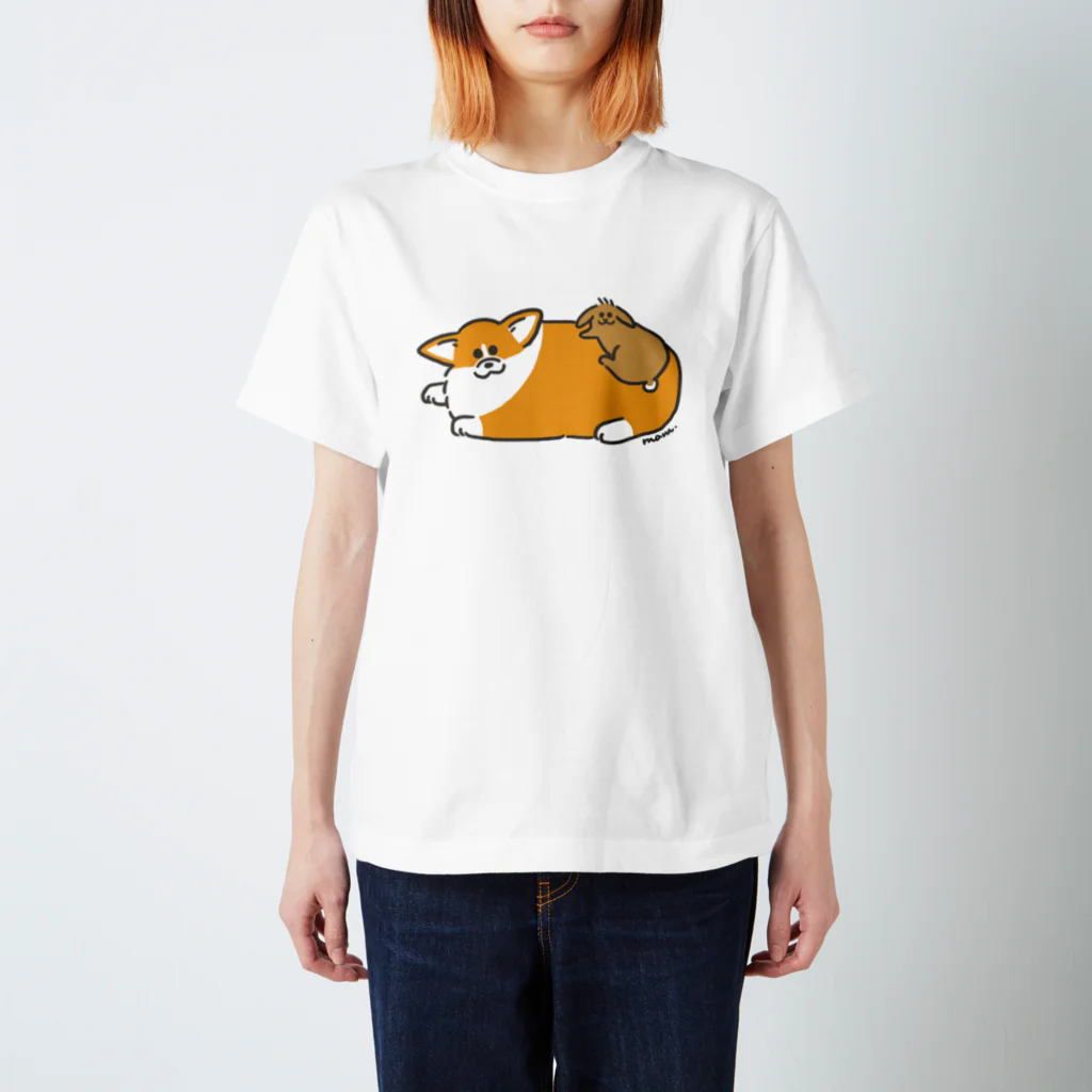 まるのコギちゃんとムギちゃん Regular Fit T-Shirt