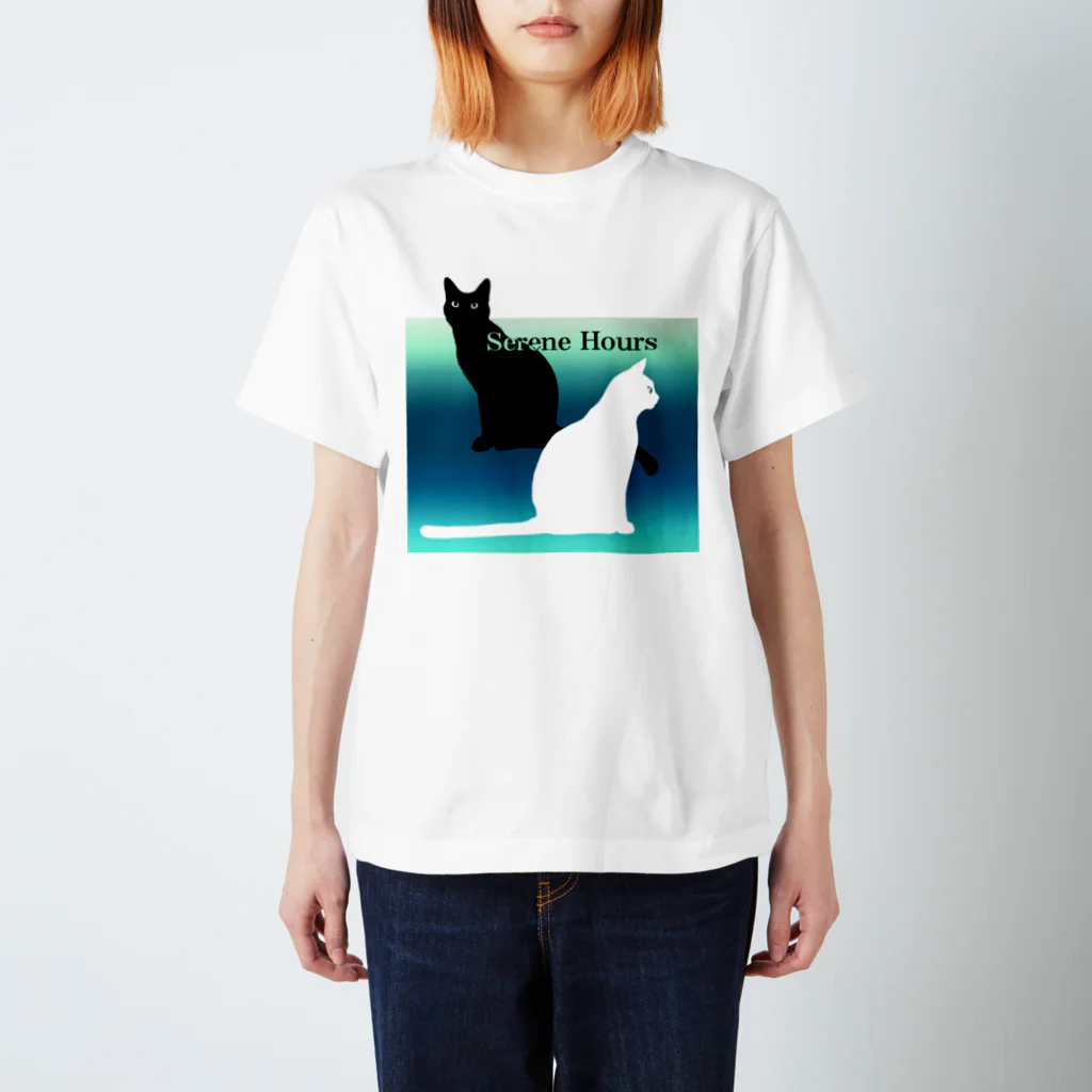 聞く耳ねこのお店のSerene Hours スタンダードTシャツ