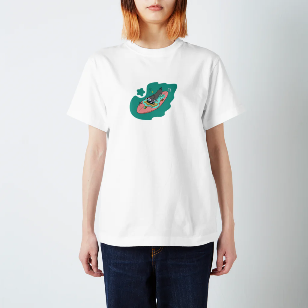 Osanpo-Nekoのほらダックスフント可愛い Regular Fit T-Shirt