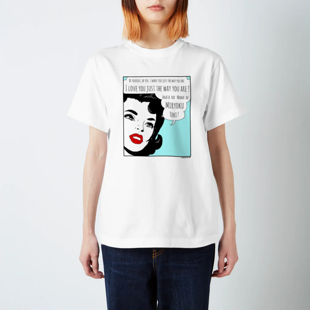 COLOR of the MANのConfession of the GIRL -red × sky- スタンダードTシャツ