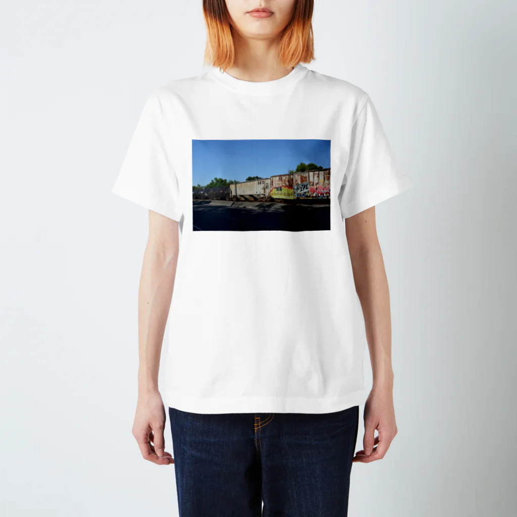 チルTショップのTrain Art スタンダードTシャツ