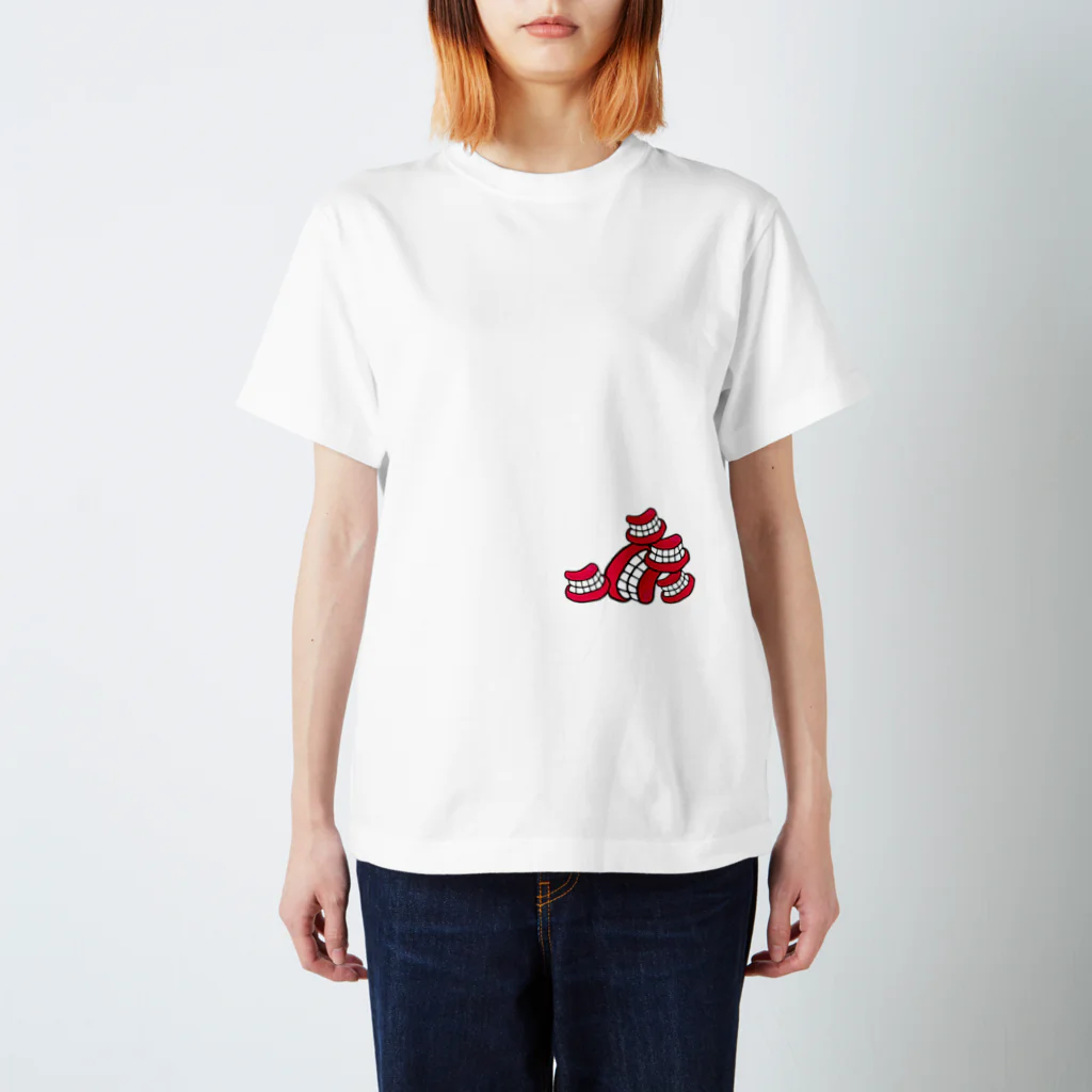 夢の歯茎ランド☆彡の積み歯茎 Regular Fit T-Shirt