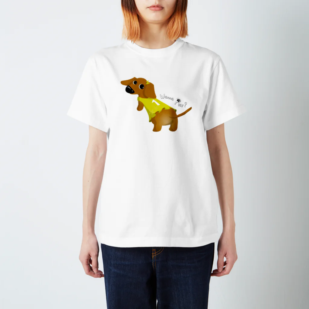 10’s HeavenのWanna Play?【Sゴールド/GIRL】 Regular Fit T-Shirt