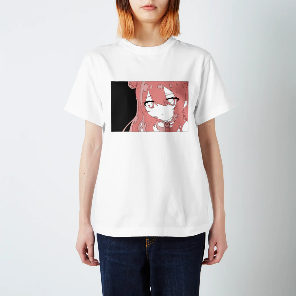 ひんやりばくはつのくまみみ少女 スタンダードTシャツ