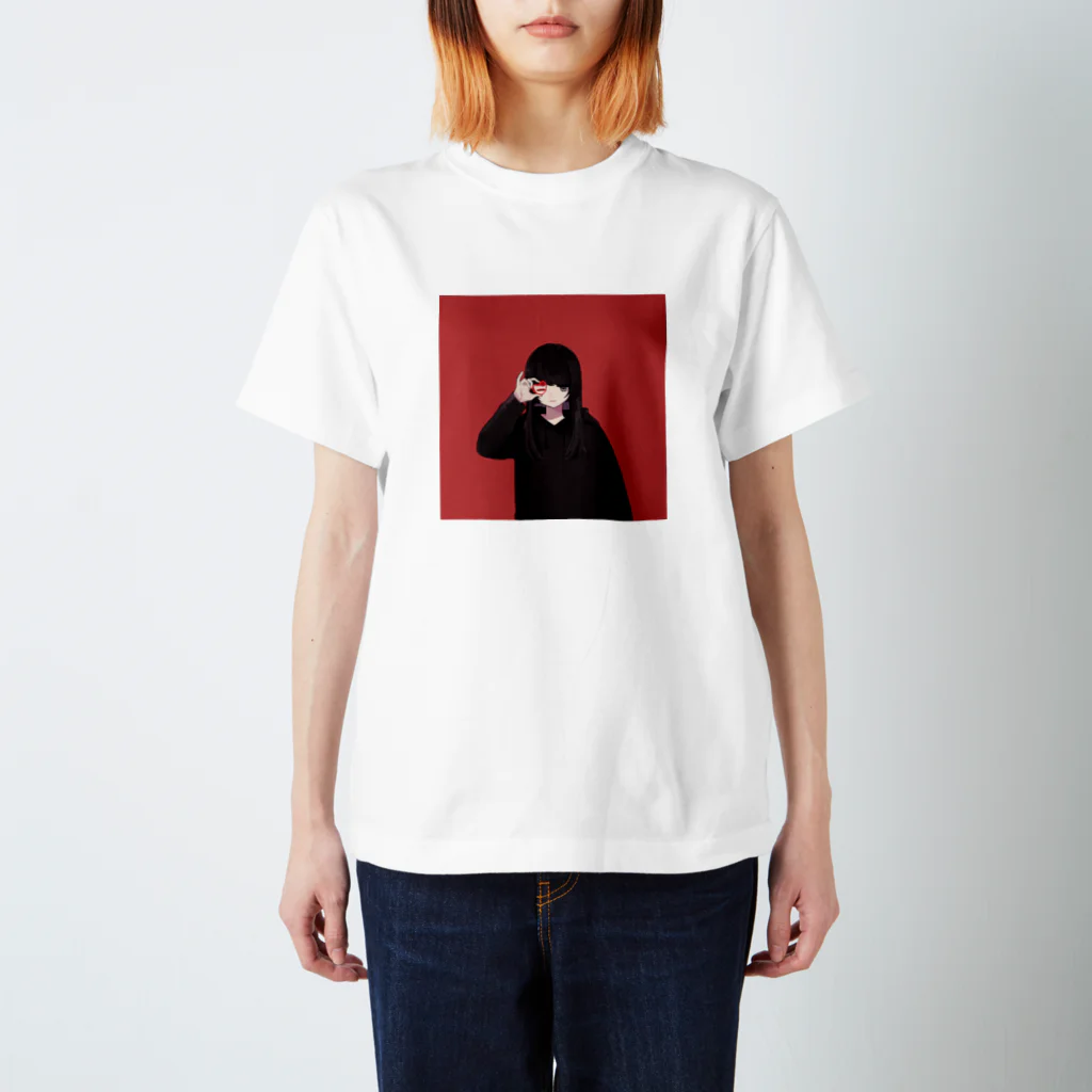 みしゃ恋SHOPの無気力カップル-RED2- スタンダードTシャツ