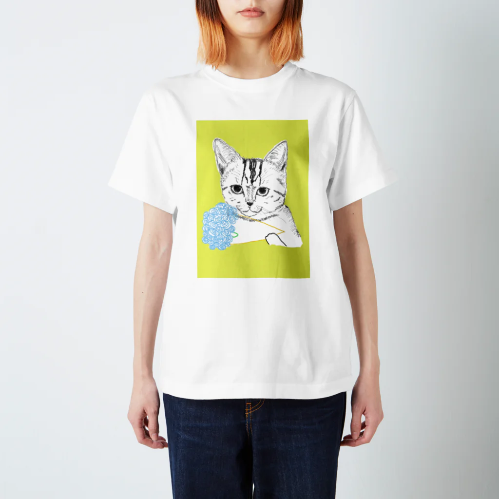 R503の花束猫 スタンダードTシャツ