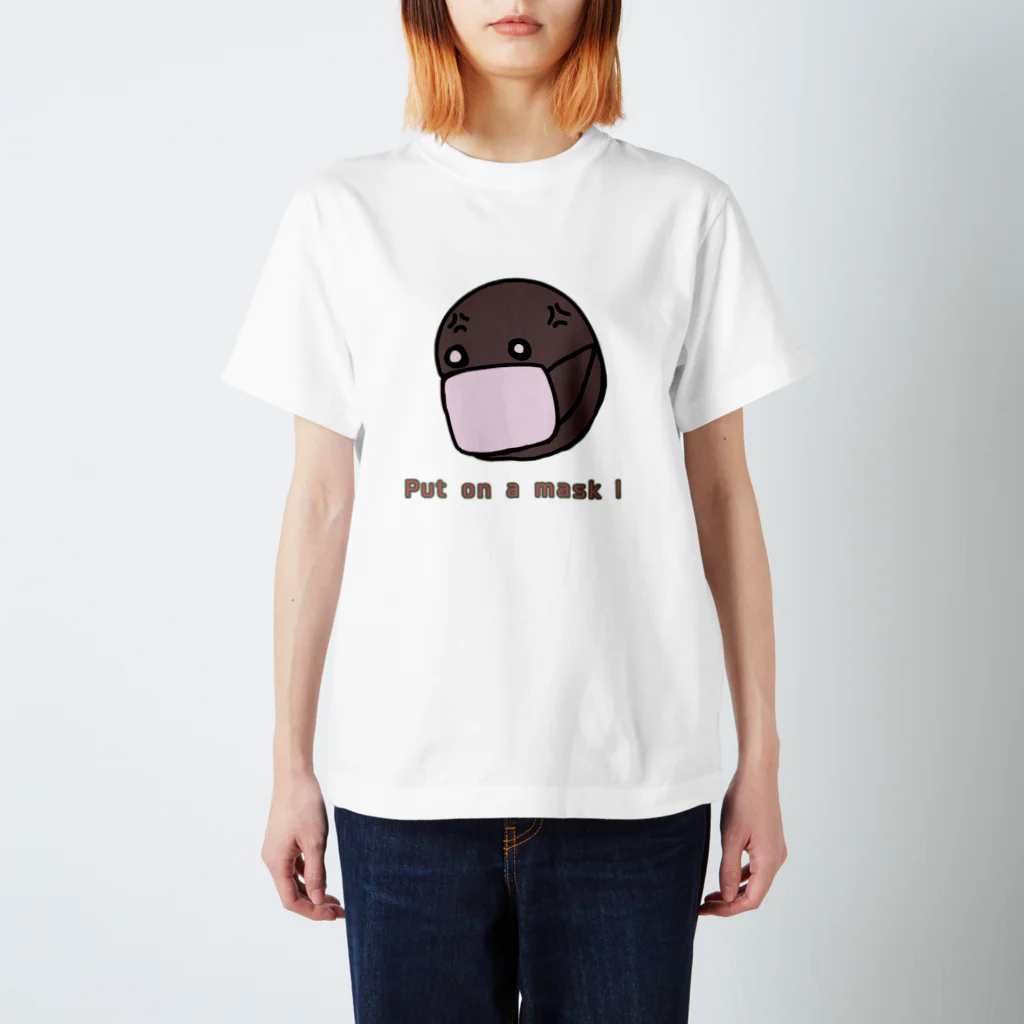 nyanchu08023の潔癖　ゾンビ　マスク編 スタンダードTシャツ