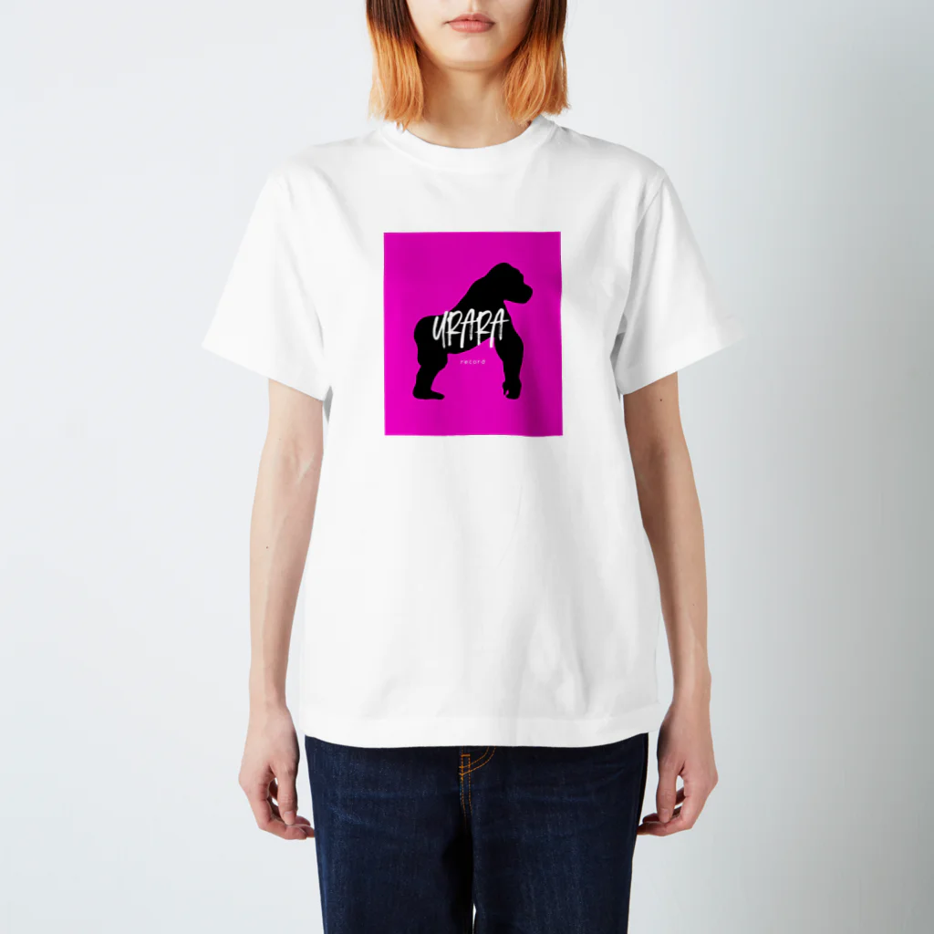 URARA のURARA RECORD グッズ スタンダードTシャツ