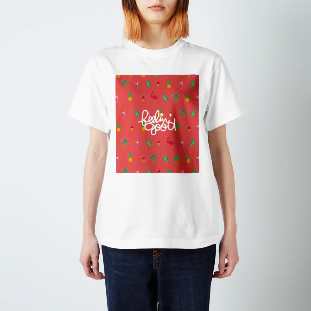 lil some someのfeelin' good 02 Regular Fit T-Shirt