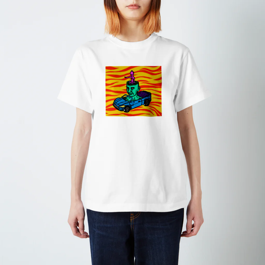 Mind Of MineのCrazy car tee スタンダードTシャツ