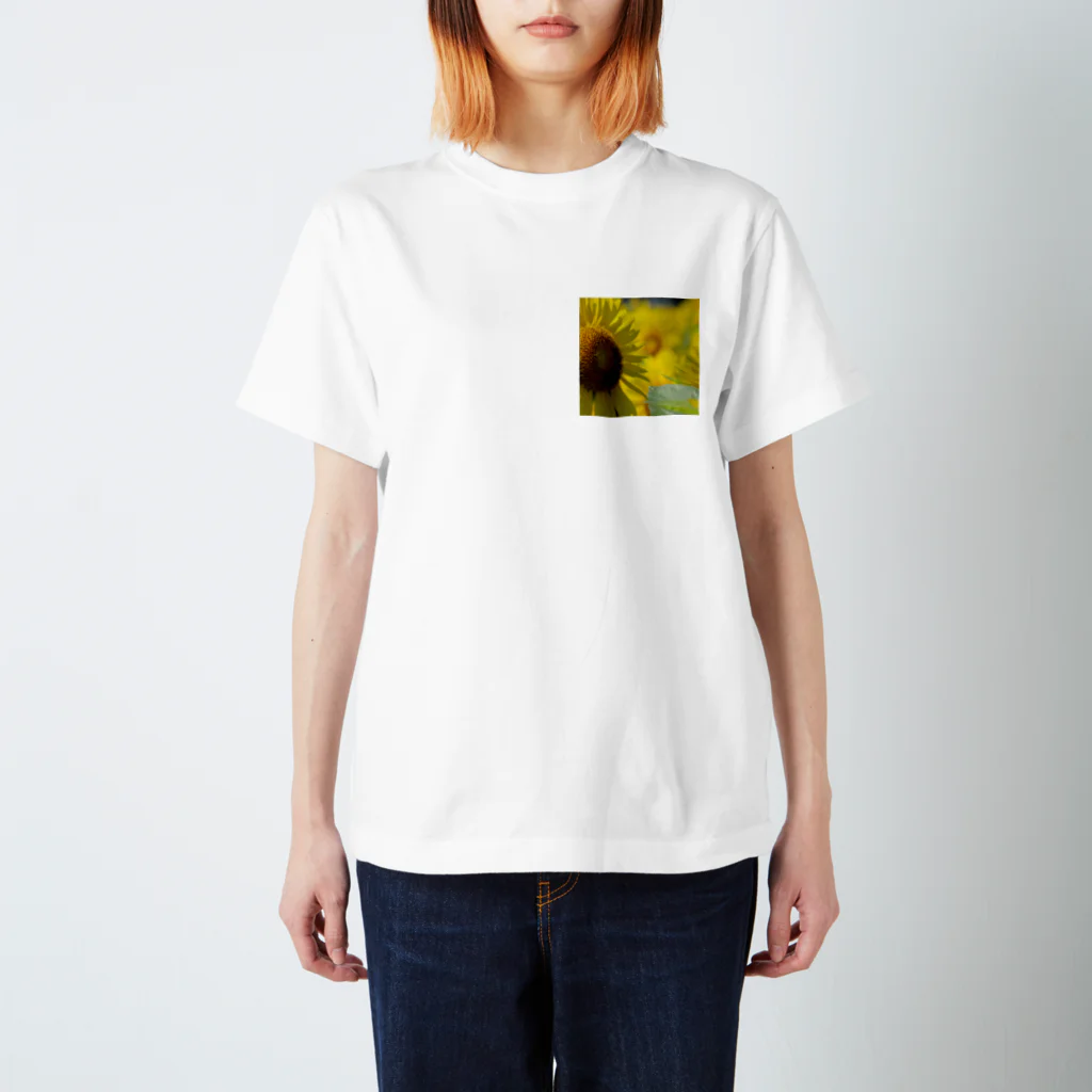 K-ioriの季節の花　ひまわり Regular Fit T-Shirt