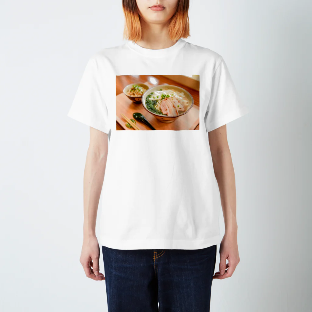 まいにち食堂の生アーサまいにち食堂そば スタンダードTシャツ