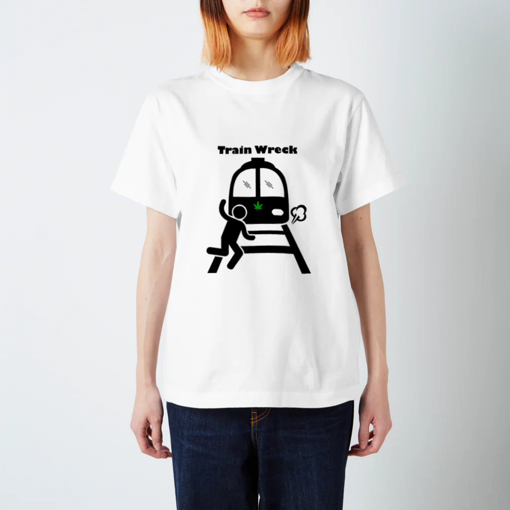 カンナビスジャパンセントラル / Cannabis Japan CentralのCJC 大麻品種Tシャツ/Train Wreck Regular Fit T-Shirt