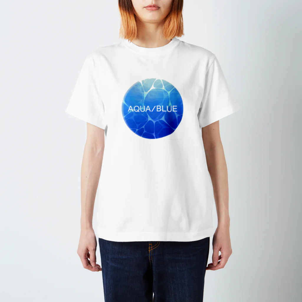 xxntomoriのＡＱＵＡ/ＢＬＵＥ Regular Fit T-Shirt