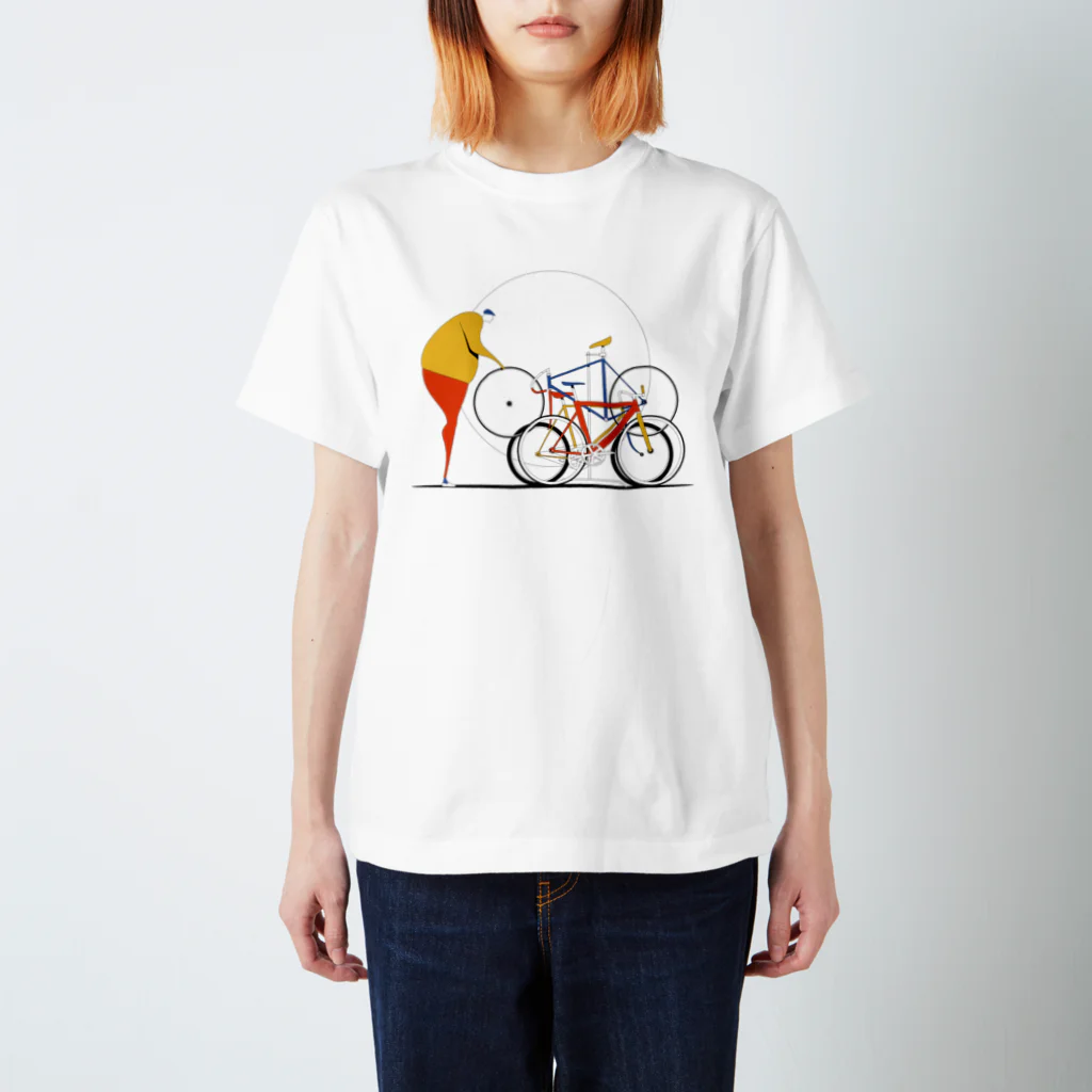 rinkoba_shopの自転車屋のTシャツ Regular Fit T-Shirt