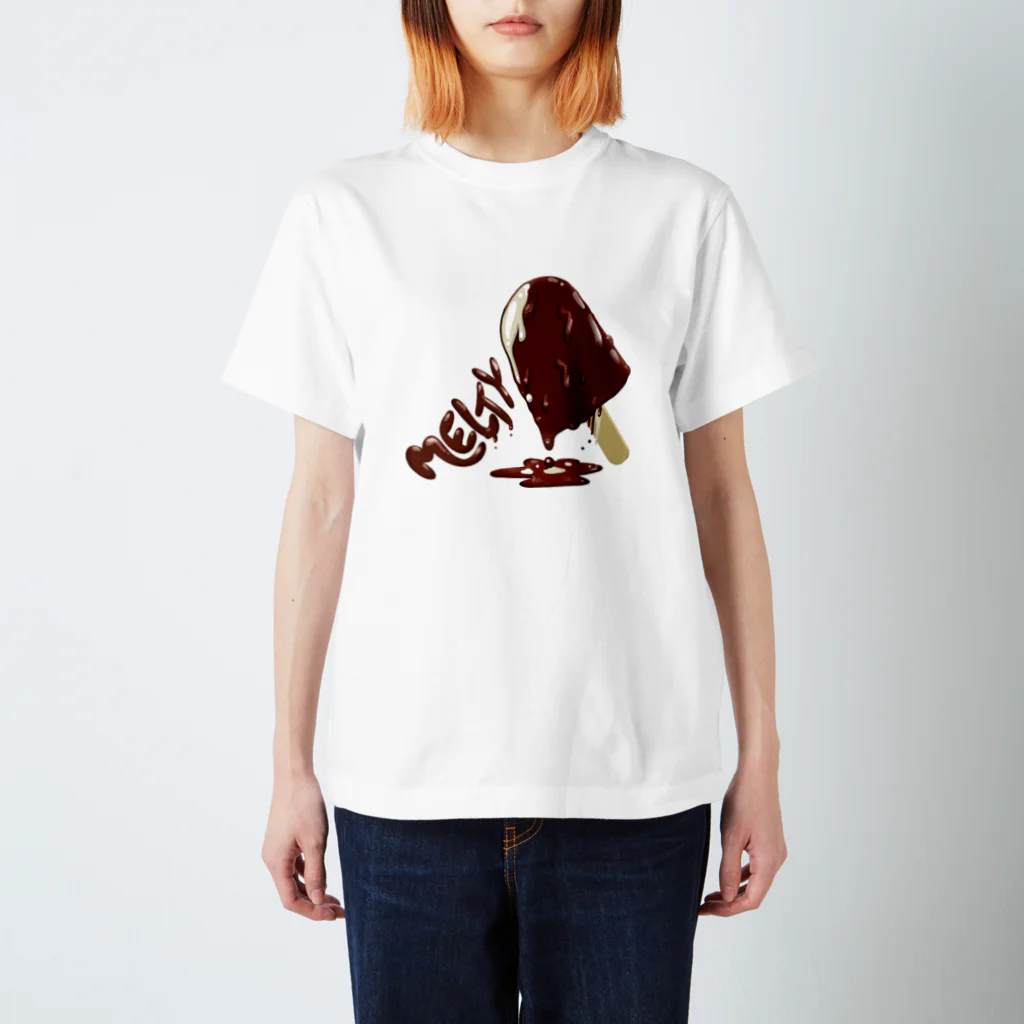 スロータイプ書店 Slowtype BooksのMELTY icecream メルティアイス 170 スタンダードTシャツ