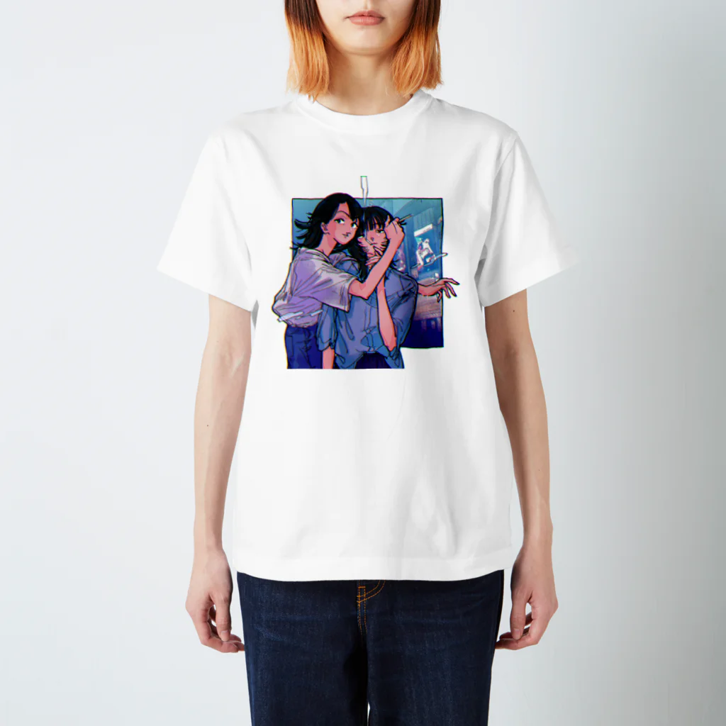 好都のタバコ女子 スタンダードTシャツ