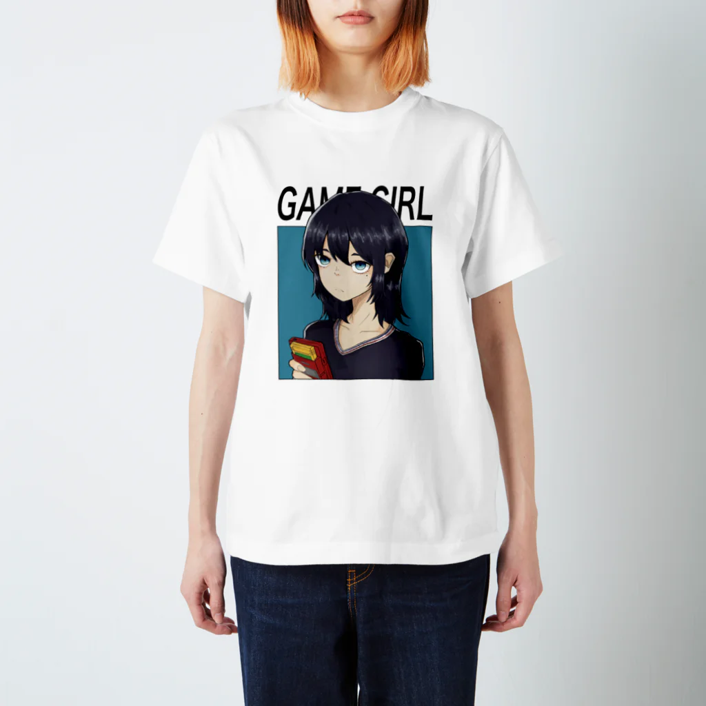 牛脂の店舗のGAME GIRL Regular Fit T-Shirt