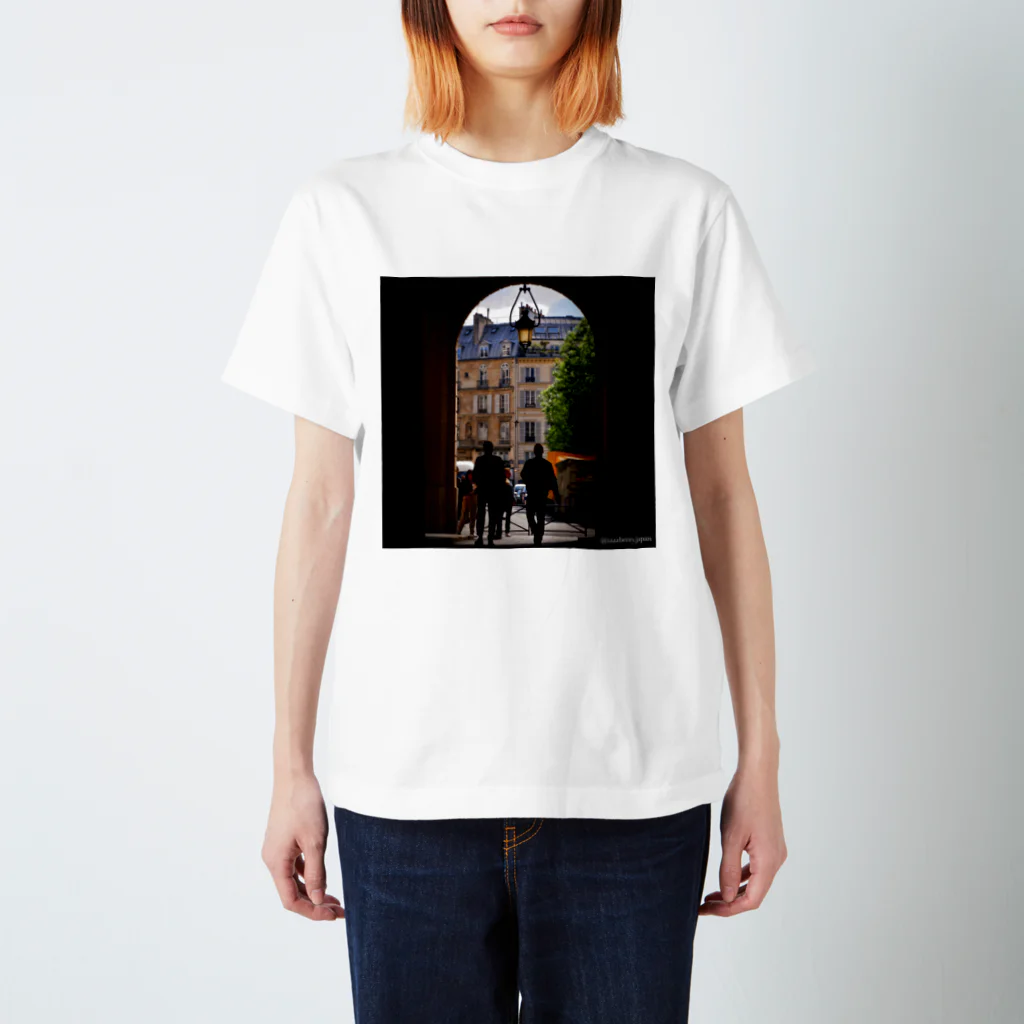 tazzberry.japanのパリの街角シリーズ スタンダードTシャツ